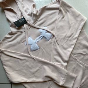 -SOLD- NWT Light Pink Under Armour Hoodie